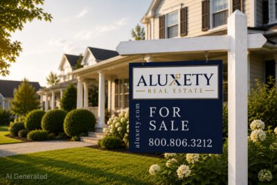 Aluxety For Sale Sign