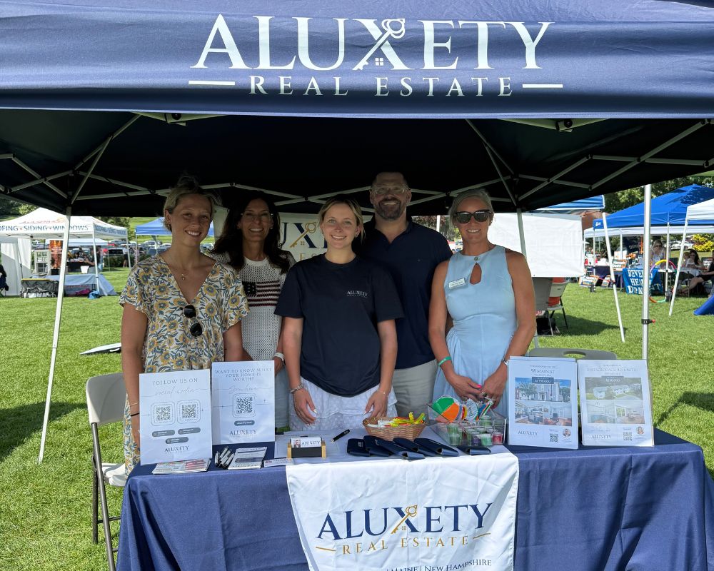 Aluxety Team at Booth at Beverly LobsterFest